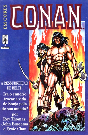 A Espada Selvagem de Conan #6 (1987) Em Cores